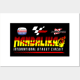 Mandalika international street circuit Posters and Art